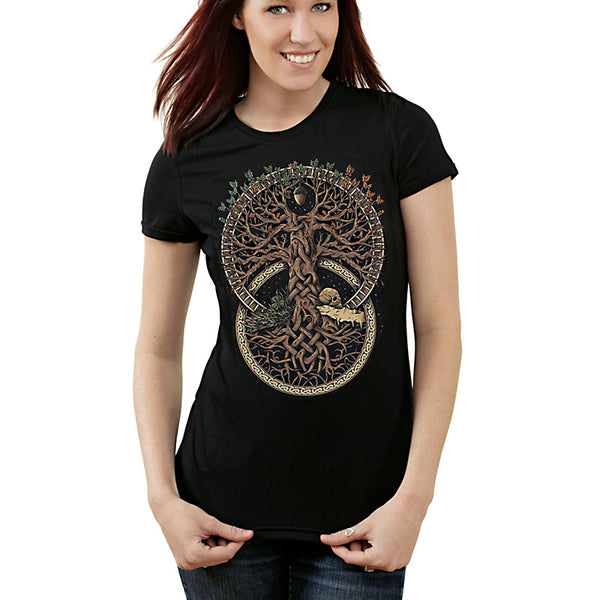 Tree of Life T-Shirt | Yggdrasil | World Tree Norse / Nordic / Viking ...