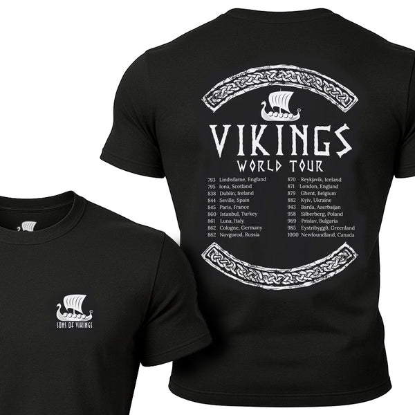 Two-Sided Vikings World Tour T-Shirt