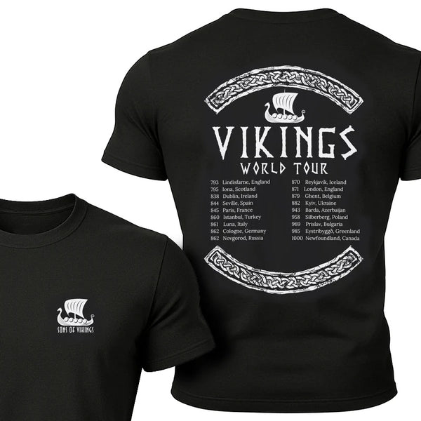 Two-Sided Vikings World Tour T-Shirt
