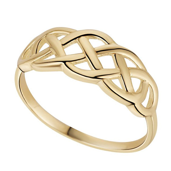 10k Gold Celtic Weave Ring