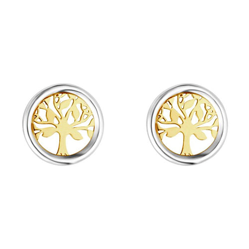 10k Gold Tree of Life Earrings