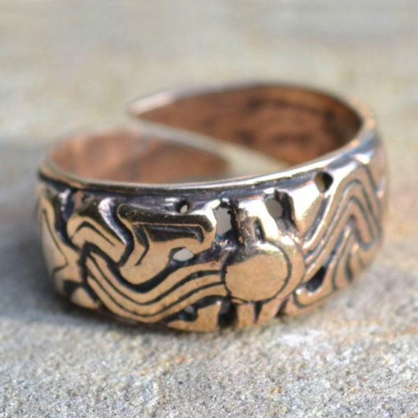Norwegian Viking Ring - Bronze