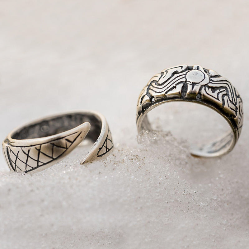 Norwegian Viking Ring - Sterling Silver