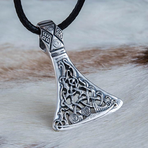 Axe Head Pendant - Sterling Silver or Gold