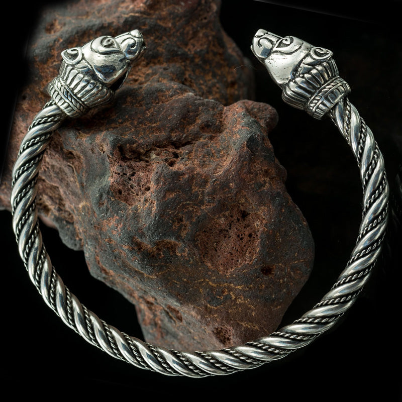 Berserker Bear Bracelet - Sterling Silver