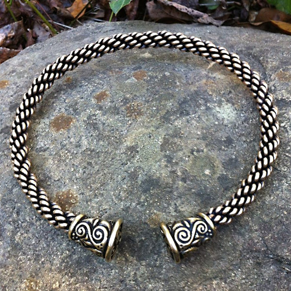 Celtic Torc (Heavy Braid) - Bronze