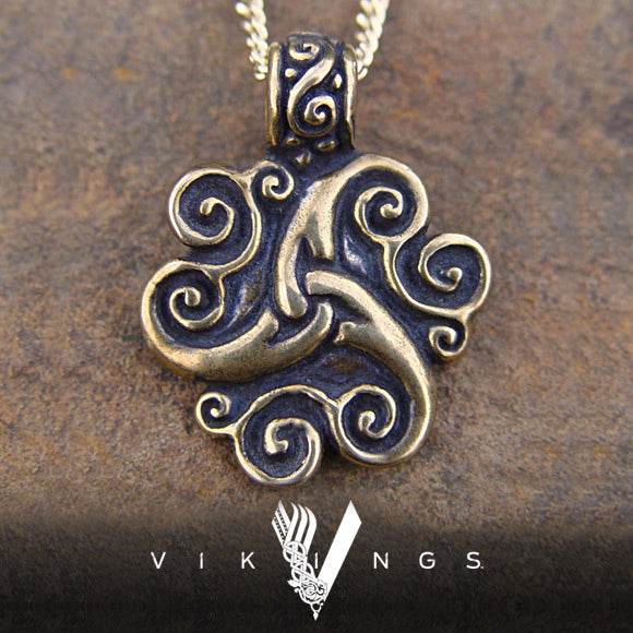 Frigg Pendant - Bronze  Norse Goddess Frigga Necklace – Sons of