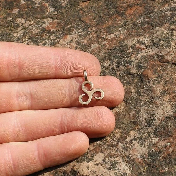 Small Bronze Triskele Pendant