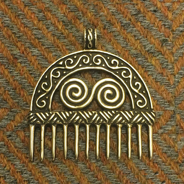 Bronze Viking Comb