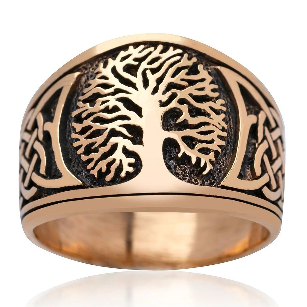 Bronze Yggdrasil Ring