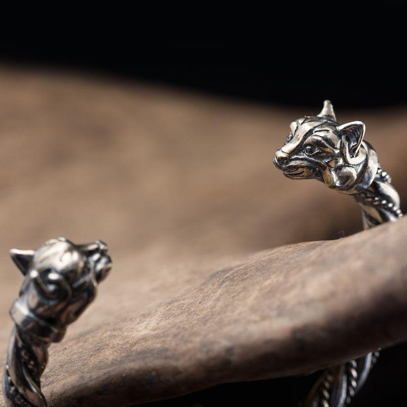 Cats of Freya Bracelet - Sterling Silver