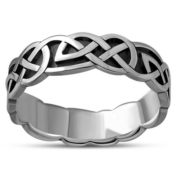 Celtic Knots Ring - Sterling Silver