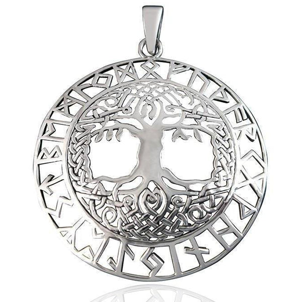 Tree of Life - Norse Runes Pendant