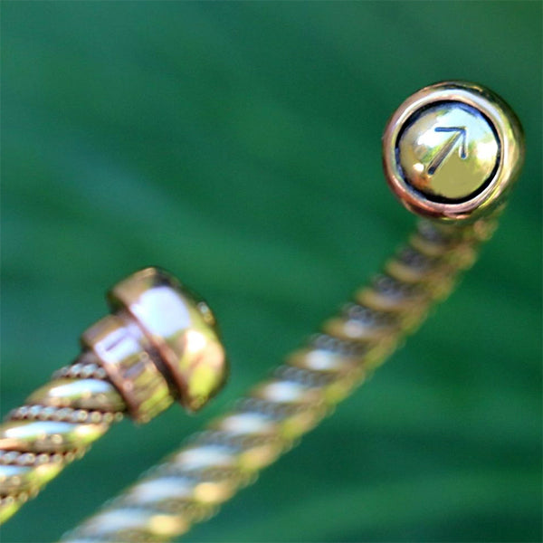 Custom Rune Bracelet - Brass