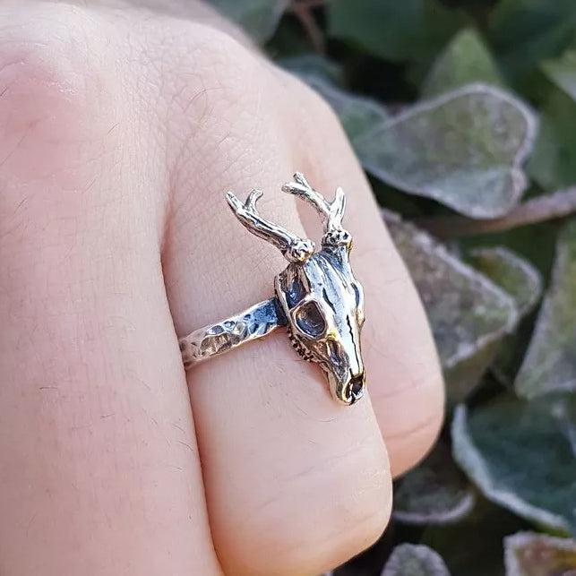 Deer Ring - Sterling Silver