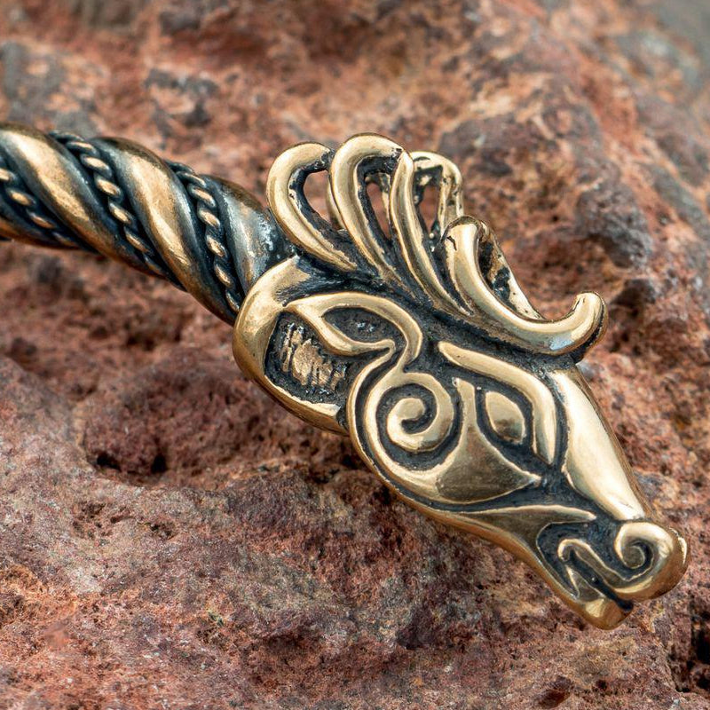 Fianna Celtic Deer Bracelet - Bronze