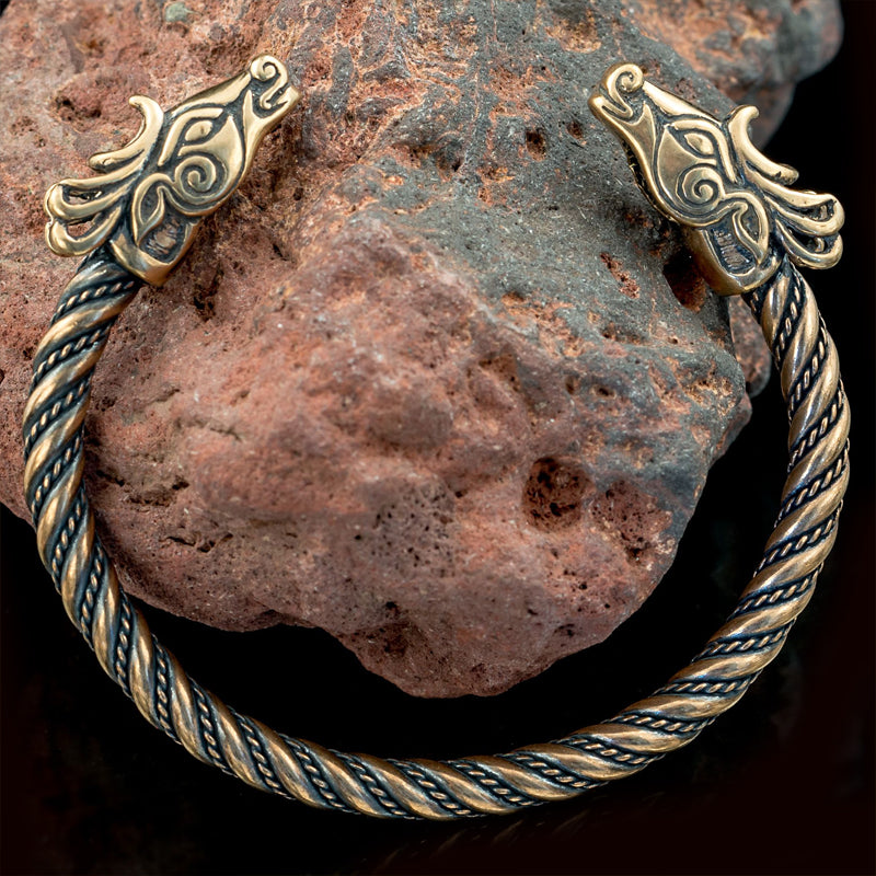 Fianna Celtic Deer Bracelet - Bronze