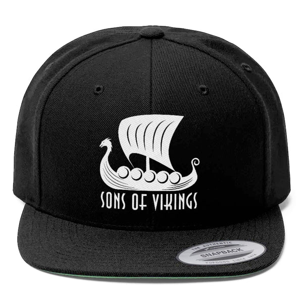 Sons of Vikings Flat Bill Hat