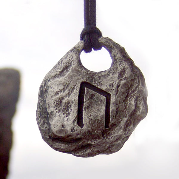 Hand Forged Pewter Rune Pendants