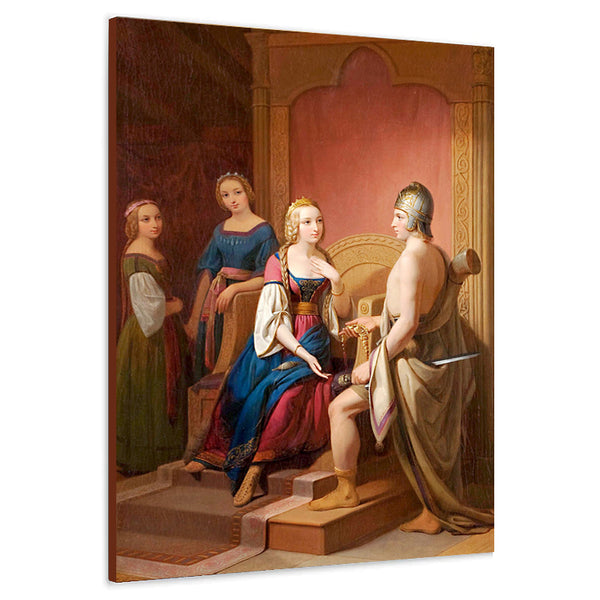 Freya Receives Her Necklace Back - Canvas Print