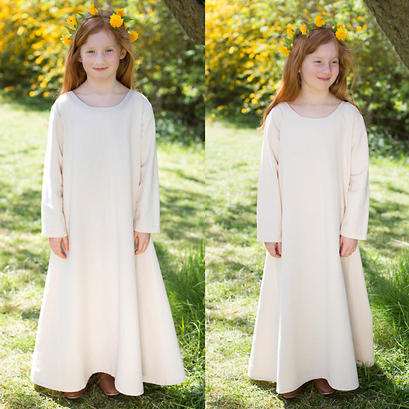 Girl's Viking Underdress - Light Cotton