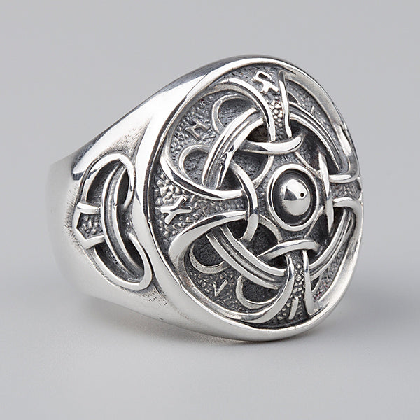 Hail Odin Ring - Sterling Silver