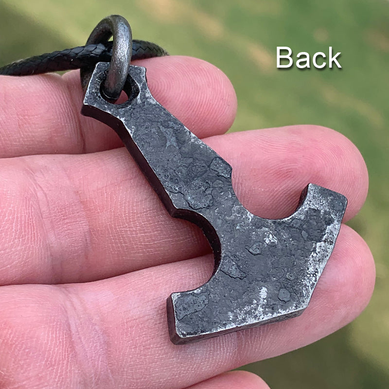 Hand Mjolnir Pendant | Steel Thor's Hammer – Sons of Vikings