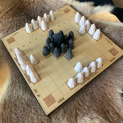  TOKZON Hnefatafl Viking Chess Set, Hnefatafl Board