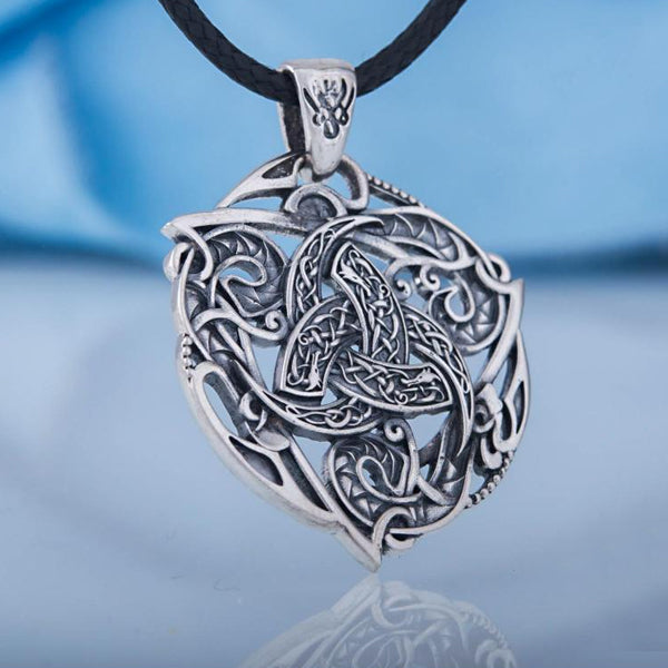 Horns of Odin Amulet - Sterling Silver or Gold
