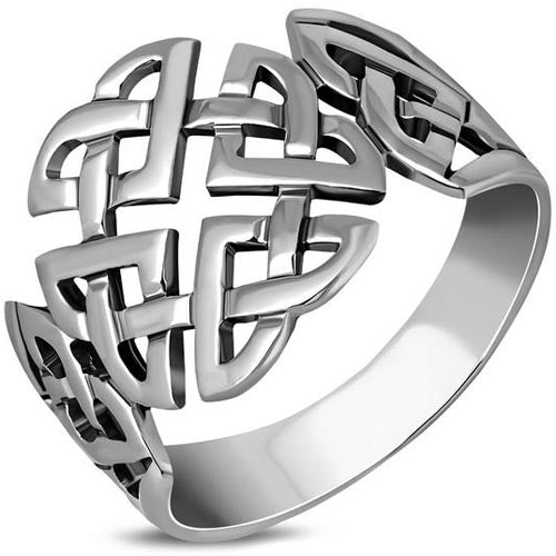 Knotwork Ring - Sterling Silver