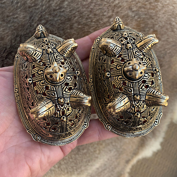 Large Birka Turtle Shells - Bronze
