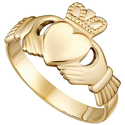 Men's Claddagh Ring - Gold (10k or 14k)