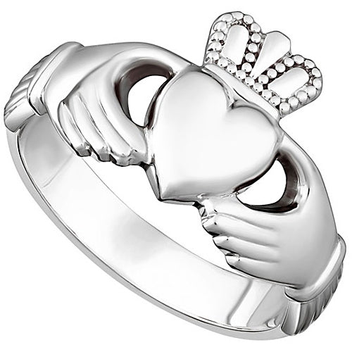 Men's Claddagh Ring - Sterling Silver