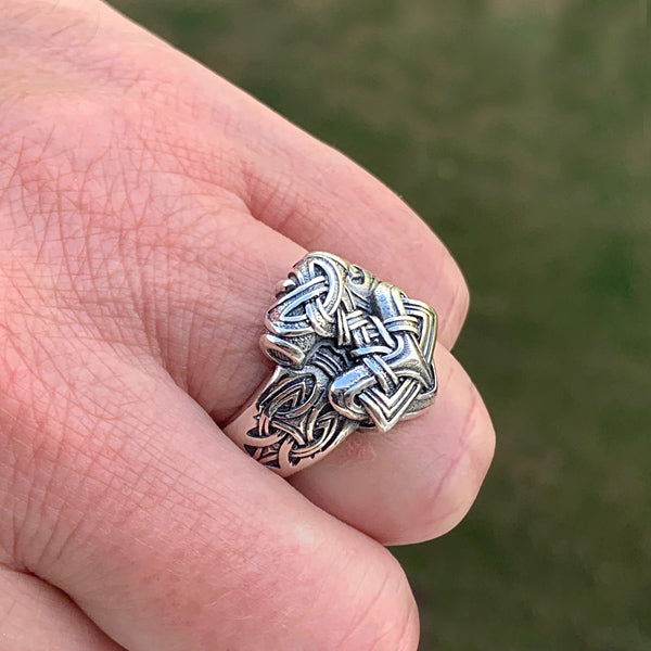 Mighty Hammer Ring - Bronze or Sterling Silver