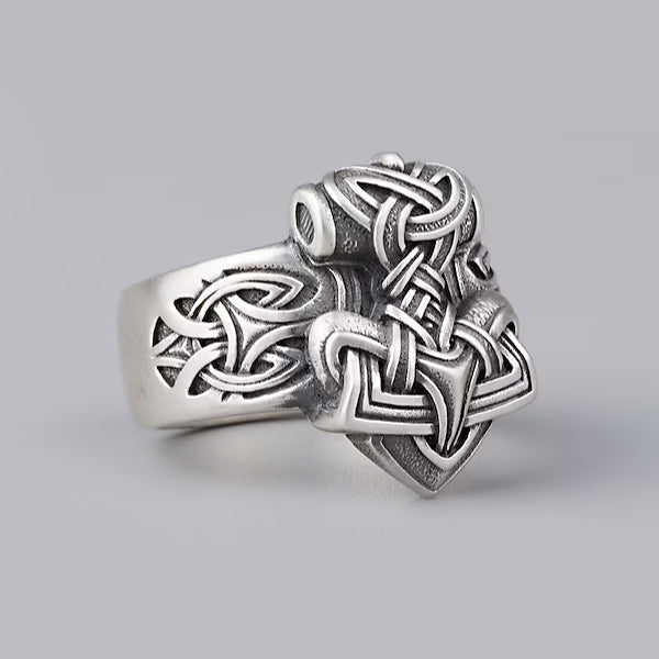 Mighty Hammer Ring - Sterling Silver