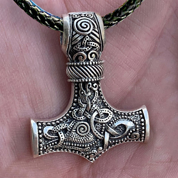 Sterling Silver | 925 Sterling Silver Thor's Hammer – Sons of Vikings