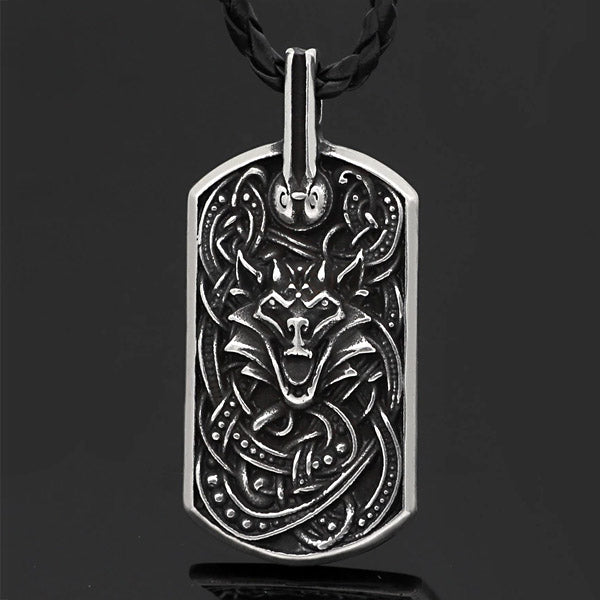 Nordic Wolf Necklace - Stainless Steel