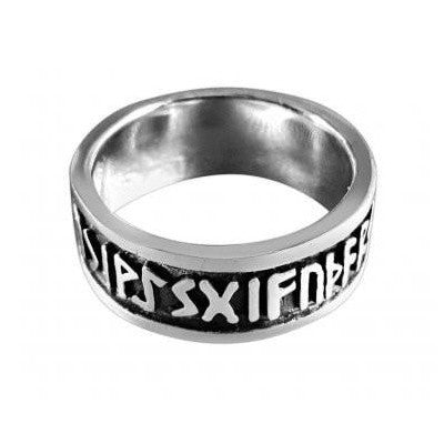 Norse Rune Ring - Sterling Silver