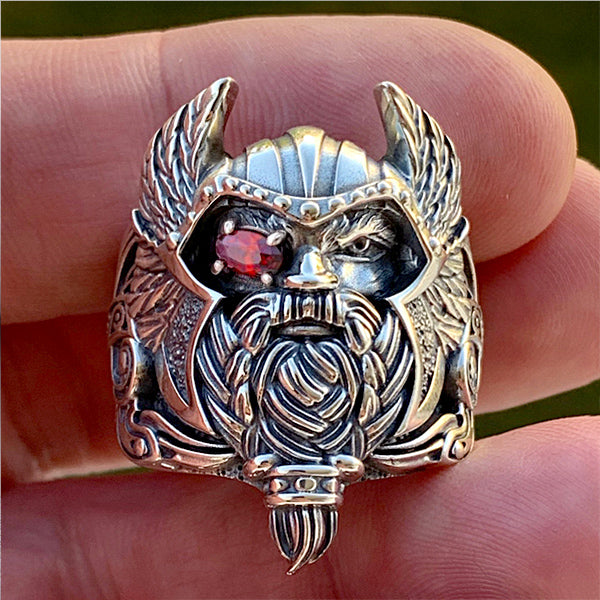 Massive Odin Ring - Sterling Silver