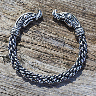 Never Fade Stainless Steel Vikings Bracelets For Men Blank Color Punk Curb  Cuban Link Chain Bracelets with gift wooden box - AliExpress