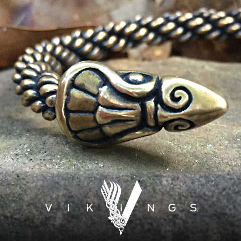 Raven (Vikings) Bracelet - Bronze