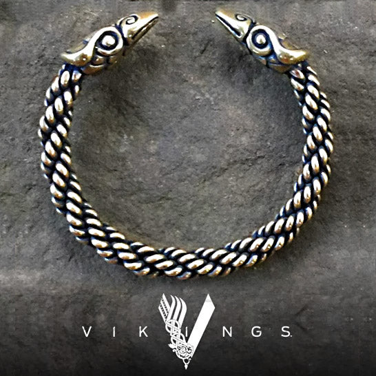 Raven (Vikings) Bracelet - Bronze
