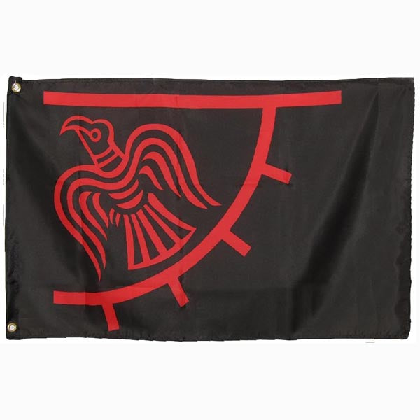 5' x 3' Raven Flag