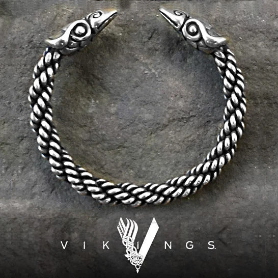 Raven (Vikings) Bracelet - Sterling Silver