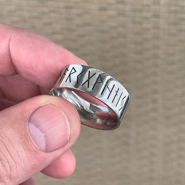 Rune Ring - Stainless Steel