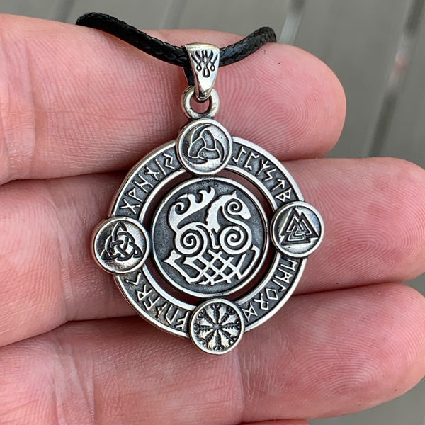 Sleipnir Amulet - Sterling Silver