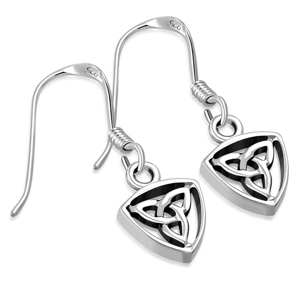 Small Celtic Knot Earrings - Sterling Silver