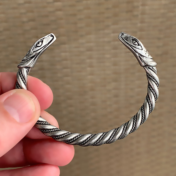 Sterling Silver Snake Bracelet - SMALL – Cosmic Norbu