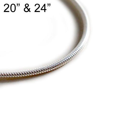 2mm Sterling Silver Snake Chain