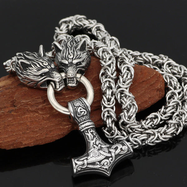 Stainless Steel Chunky Chain - Odin's Wolves
